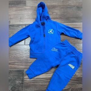 Blue Sweatpants Jordan Set 18 months. Micheal Jordan